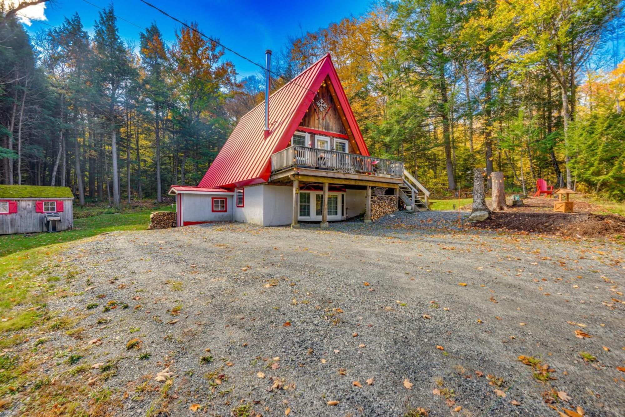 Moments To Mount Snow Idyllic A-Frame Cabin Villa Wilmington Exterior photo