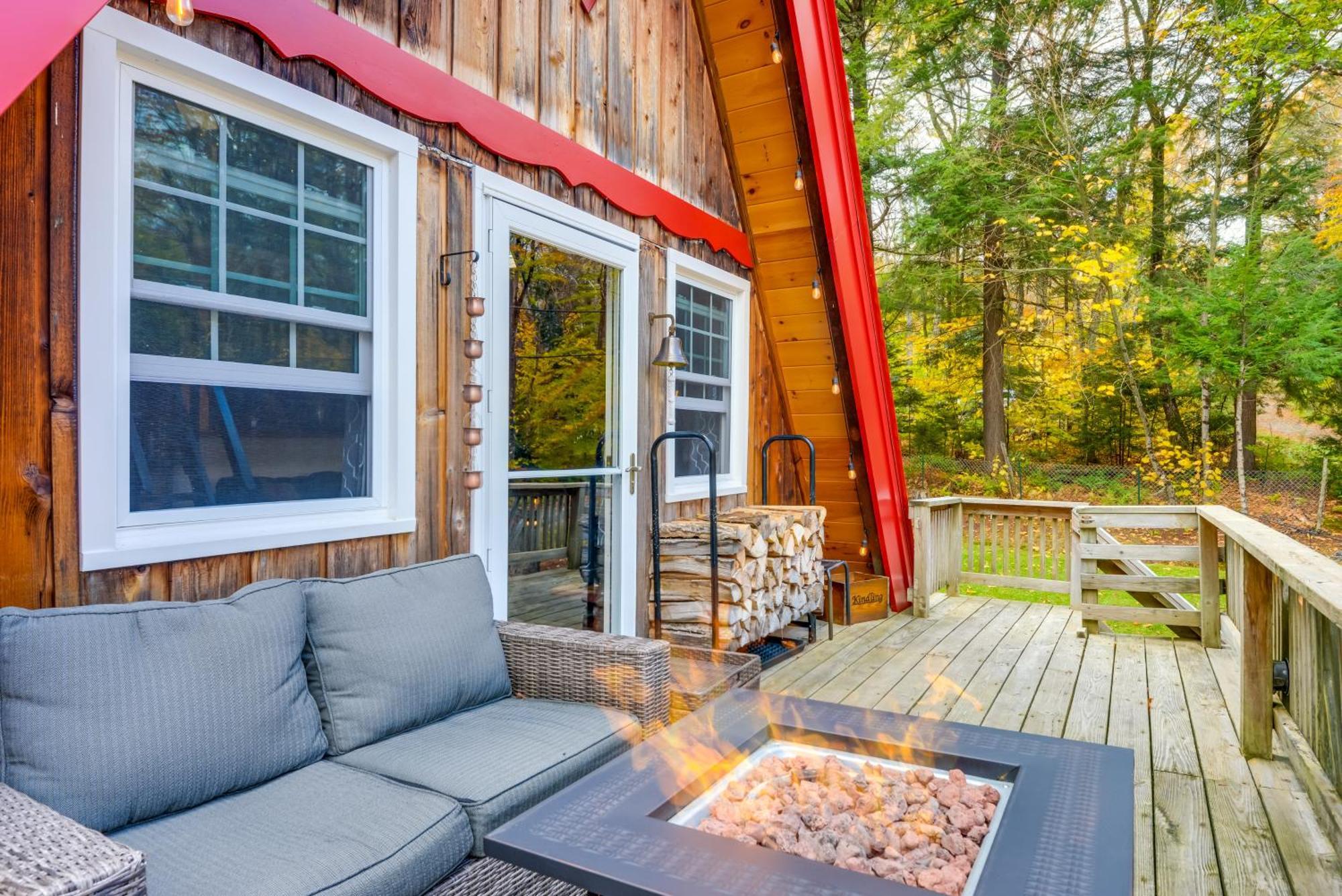 Moments To Mount Snow Idyllic A-Frame Cabin Villa Wilmington Exterior photo