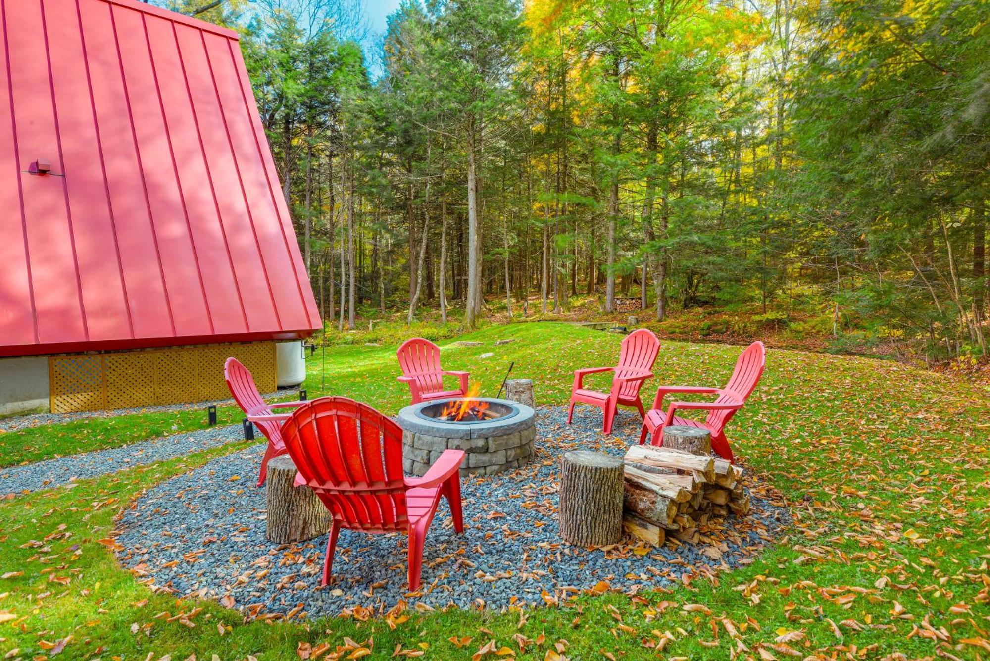 Moments To Mount Snow Idyllic A-Frame Cabin Villa Wilmington Exterior photo